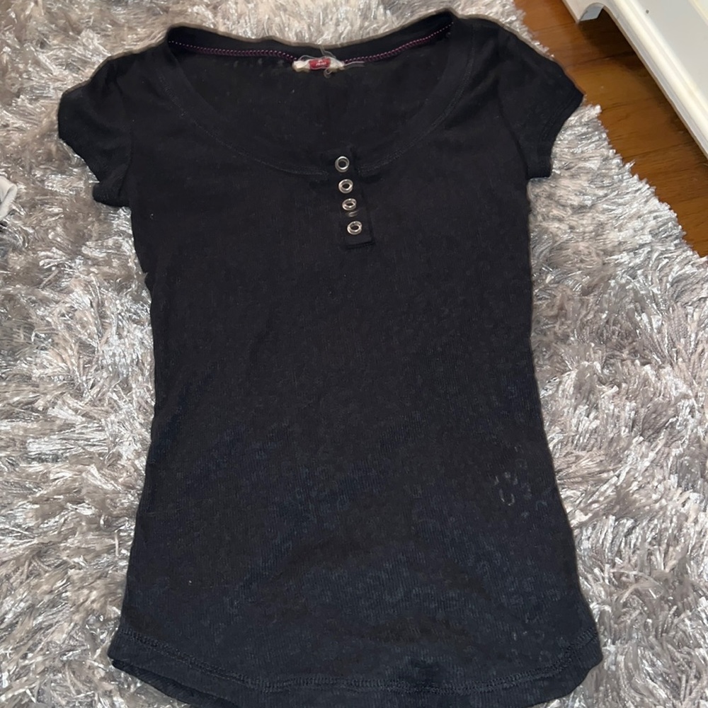 Black, cheetah see through t shirt